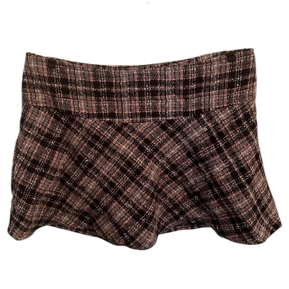 Y2K My Michelle skort tweed mini skirt black
